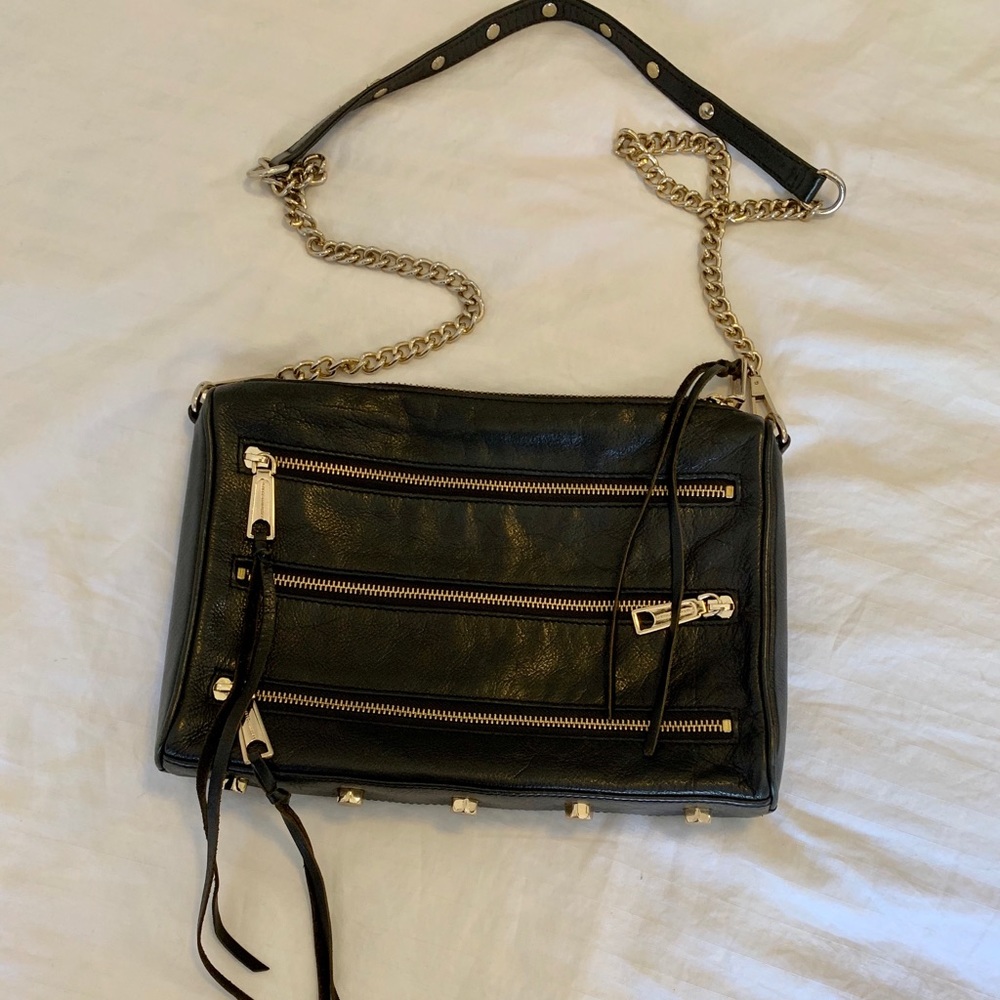 Rebecca Minkoff large MAB 5 zipper crossbody